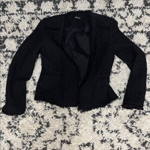 DKNY Textured Black Jacket